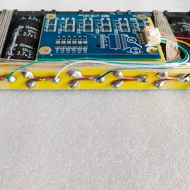 Super Farad Capacitors 3pcs Set 2.7v 500f Super Capacitor with Protection Board Single Row 8 1v 166f Farad Capacitor For Car - Image 2