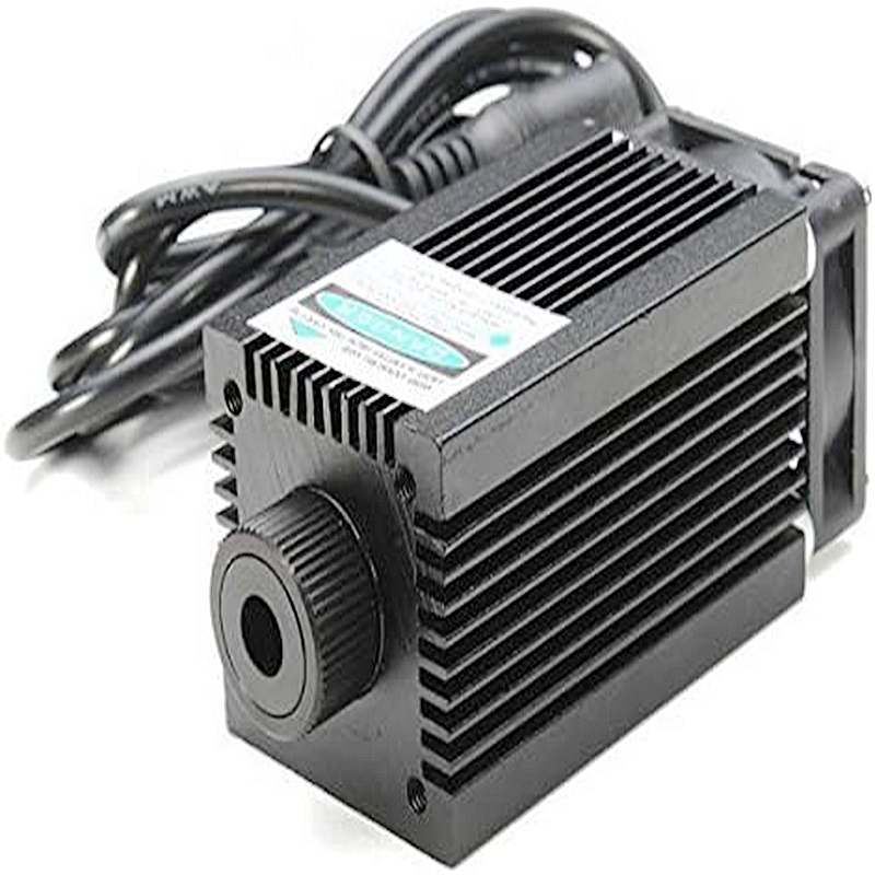 FA02 1000mw 405nm 1000mw Blue Laser Module DC 12v Heat Sink Cooling Fan DIY Laser Engraver For Eleksmaker