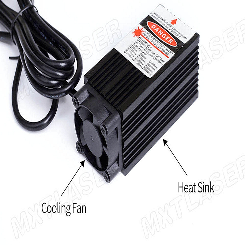 High Power 1w 520nm Green Laser Module Bird Repeller Diode Cooling Fan Long Duty Cycle - Image 3