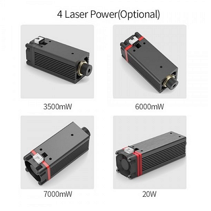 20w Blue Light Laser Head for Ortur Master Series DIY Carving Engraving Machine Engraver Accessory DIY Tools Laser Module Head - Image 3