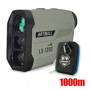 Artbull Laser Rangefinder 1000m Golf Range Finder with Slope Flag Lock Slope Pin Laser Distance Meter for Hunting