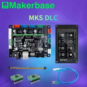 Makerbase MKS DLC GRBL Offline Laser CNC Control Board TFT35 TFT24 Touch Screen Replace CNC Shield V3 Uno R3 Expansion Plate