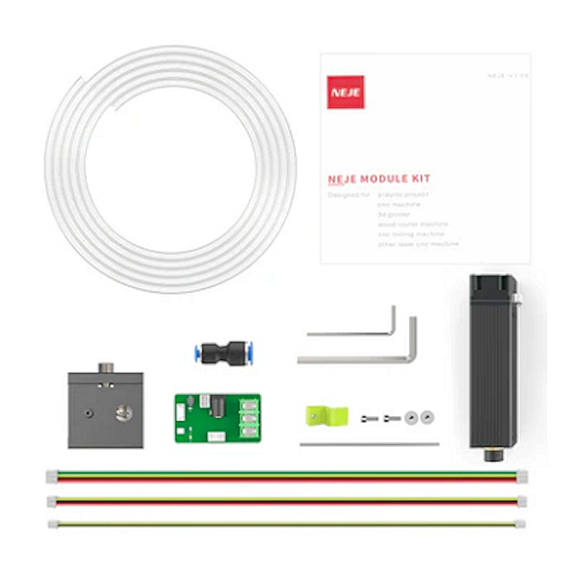 NEJE 30w Laser Module Kit Fixed Lens Laser Head 450nm TTL Module for Master 2 Laser Engraving Machine Vision Protection - Image 2