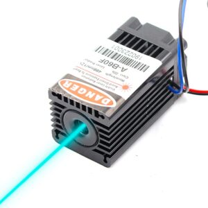 Oxlasers 12v 488nm 100mw Sky Blue Laser Module TTL Laser Head Lab Lasers Medical Laser Free Shipping