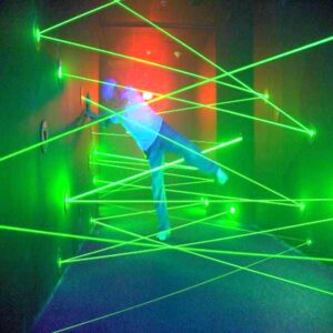laser maze challenge entrapment scene games green laser beam
