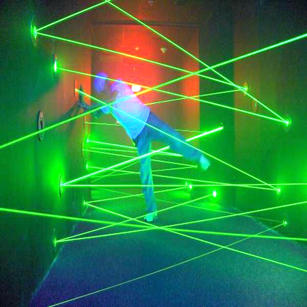 laser maze challenge entrapment scene games green laser beam