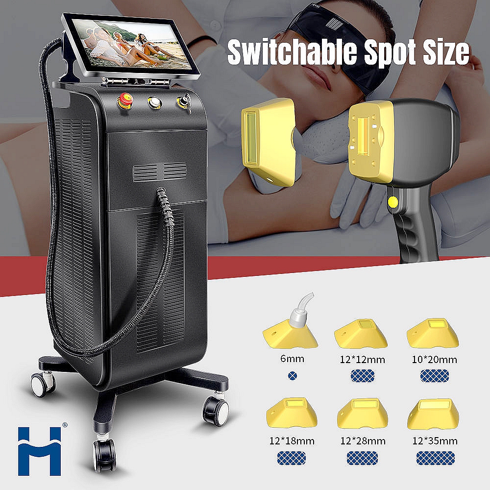 NEW Light Shell 4 Wavelengths Ice Alexandrite Diodo Depilacion 755 808 1064 808 Diode Laser Hair Removal Machine
