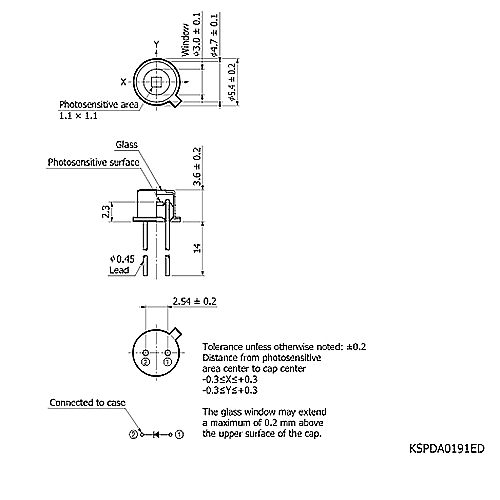 hamamatsu Si photodiode S1336-18BK UV to near IR for precision photometry - Image 3