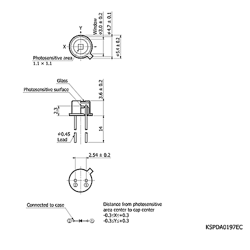 hamamatsu Si photodiode S1336-18BQ UV to near IR for precision photometry - Image 3