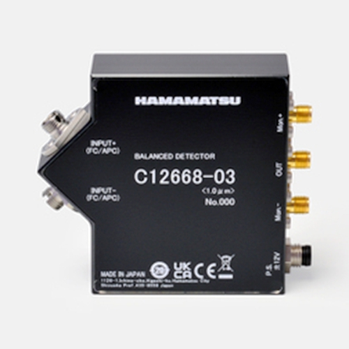 hamamatsu Balanced detector C12668-03 Balanced detectors with reduced multiple reflections (Optimal wavelength band: 1.0 μm)