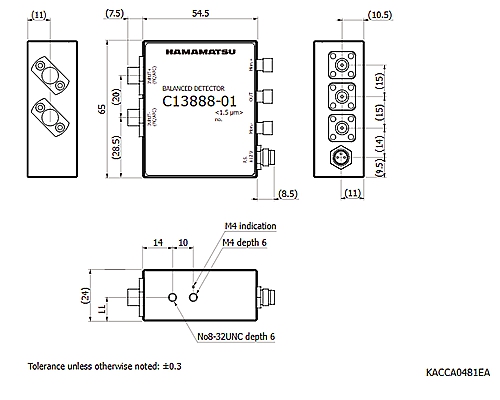 hamamatsu Balanced detector C13888-01 Balanced detector supporting a wide temperature range - Image 2