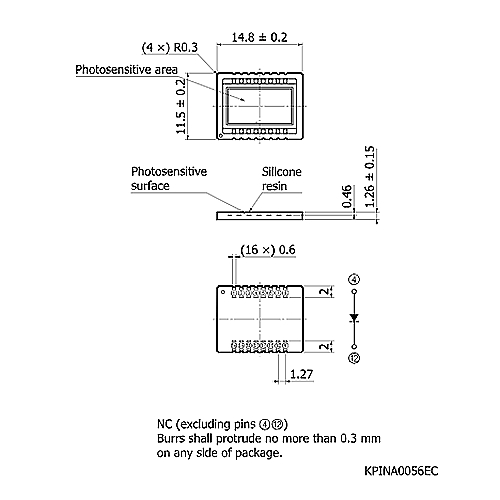 hamamatsu Si PIN photodiode S7510 - Image 3