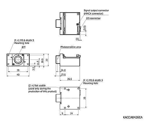 hamamatsu MPPC module C13852-1350GD Optical measurement modules for low-level light detection, digital output - Image 2