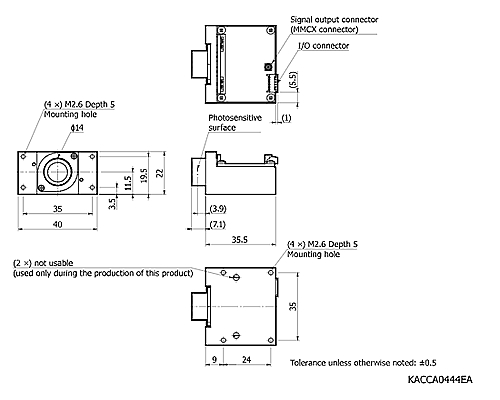 hamamatsu MPPC module C14456-3050GD Optical measurement modules for low-level-light detection, Analog output - Image 2