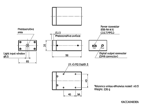 hamamatsu SPAD module C16531-050GD 1 ch SPAD module (for VIS to NIR region) - Image 2