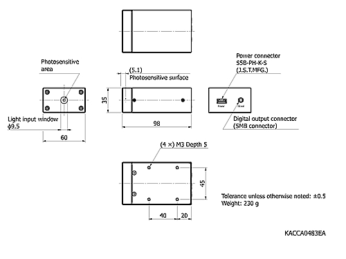 hamamatsu SPAD module C16531-100GD 1 ch SPAD module (for VIS to NIR region) - Image 2