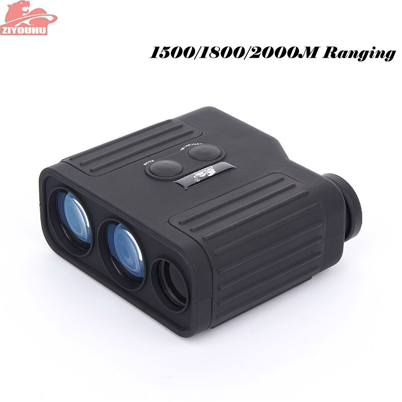 Military Laser Rangefinder 1500m/1800m/2000m Ranging Range 7x Magnification HD Telescope 4 Measurement Modes Distance Measurer