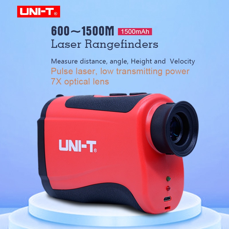 Teslecope Laser Rangefinder UNI-T LM600 LM800 LM1000 LM1200 LM1500 monocular telescope hunting outdoor speed tested lase